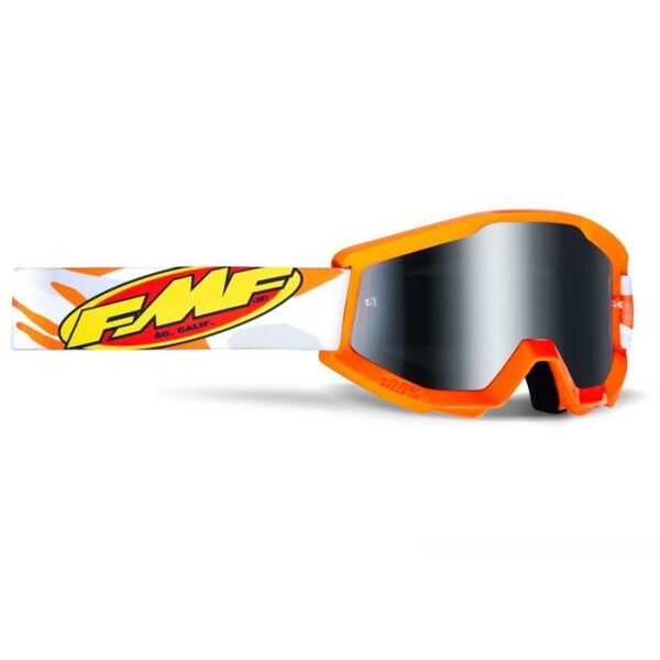 100% FMF MX brilles motokrosam, enduro, oranžas